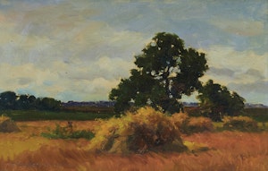 Artwork by Farquhar McGillivray Strachan Knowles, Haystack, 1904