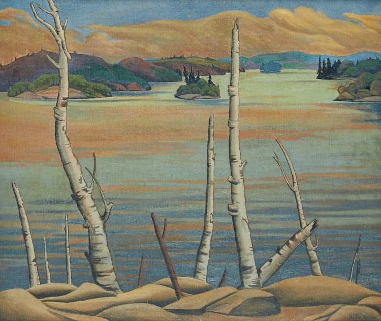 Artwork by Henry Eric Bergman, Ghosts of the Woods