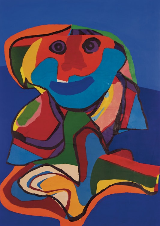 Artwork by Karel Appel, Self-Portrait