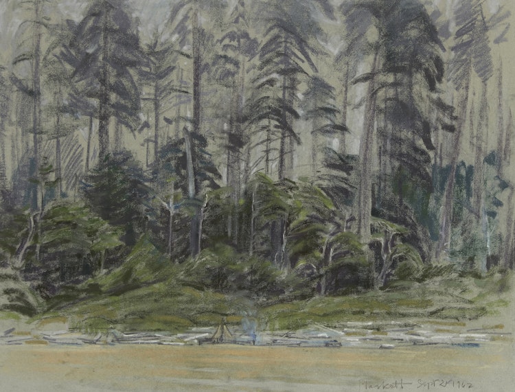 Artwork by Joseph Francis Plaskett, Edge of the Woods