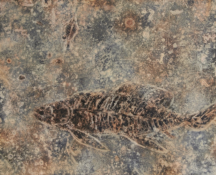 Artwork by Jacques Godefroy de Tonnancour,  Fossile