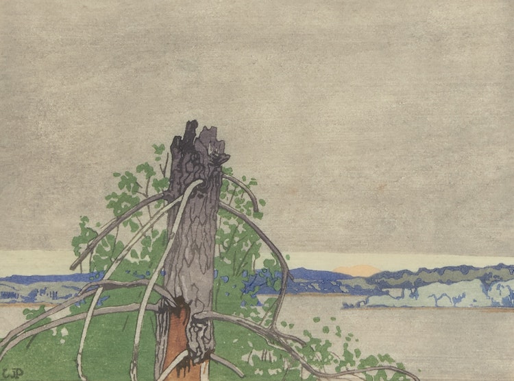 Artwork by Walter Joseph Phillips, The Stump