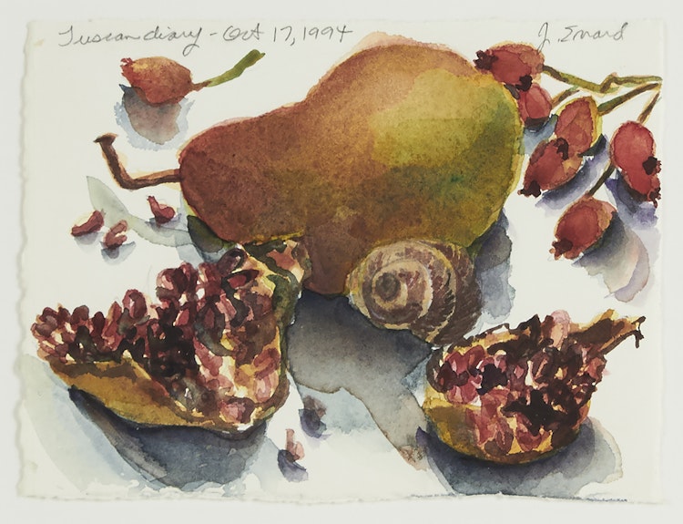 Artwork by Jamie Evrard, Tuscan Diary