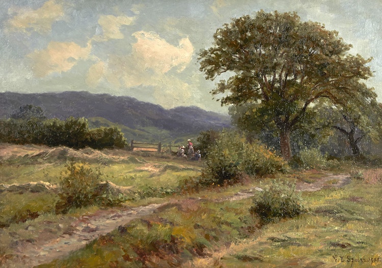 Artwork by Gertrude Eleanor Spurr Cutts, The Picnic
