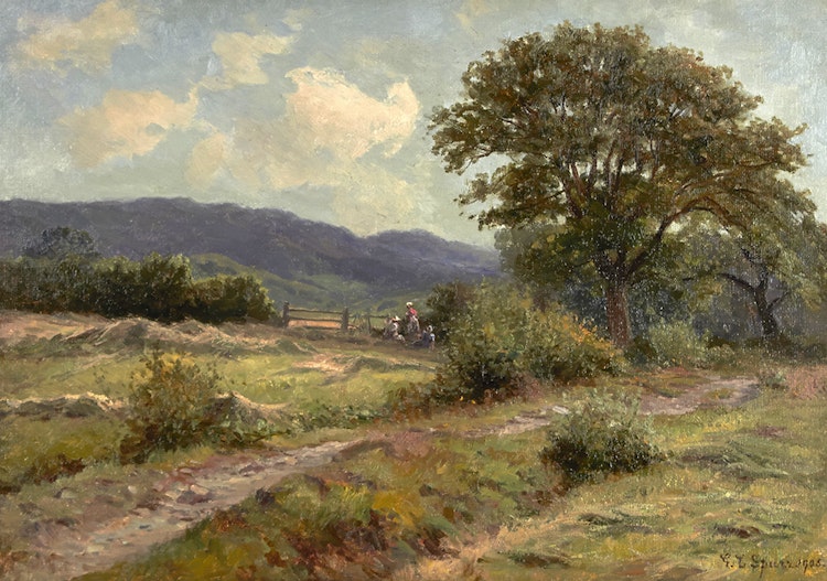 Artwork by Gertrude Eleanor Spurr Cutts,  The Picnic