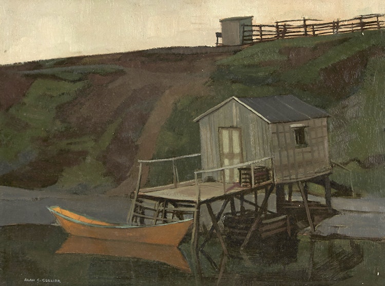 Artwork by Alan Caswell Collier,  Jean De Baie, Burin Peninsula, Newfoundland