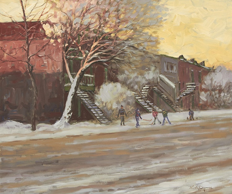Artwork by Littorio Del Signore, Rue Beaubien, Montréal