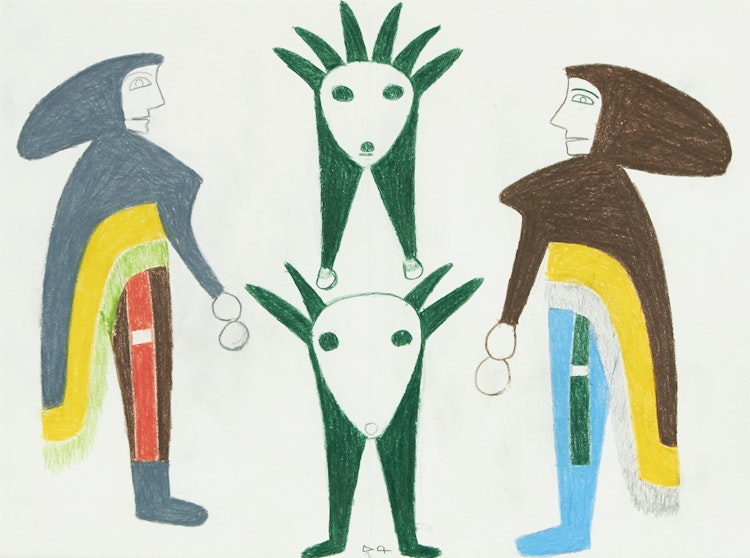 Artwork by Jessie Oonark, Untitled