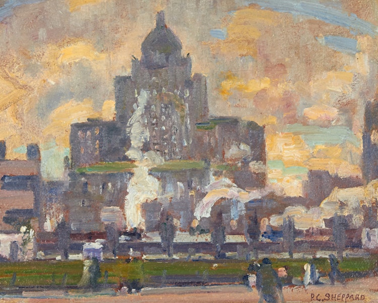Artwork by Peter Clapham Sheppard, Royal York Hotel, Toronto