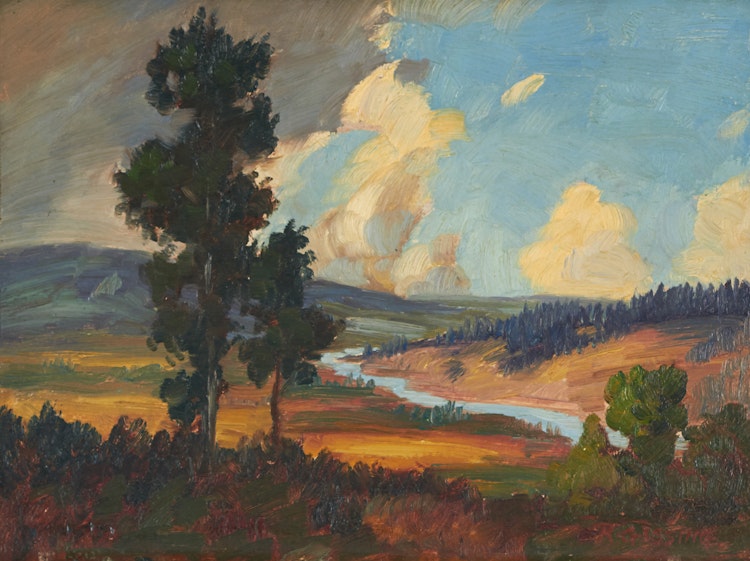 Artwork by Roland Gissing, Ghost River, Alberta