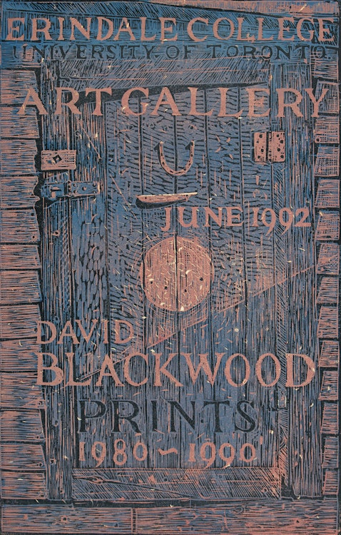 Artwork by David Lloyd Blackwood, Poster for Erindale
