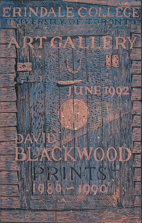 Artwork by David Lloyd Blackwood,  Poster for Erindale