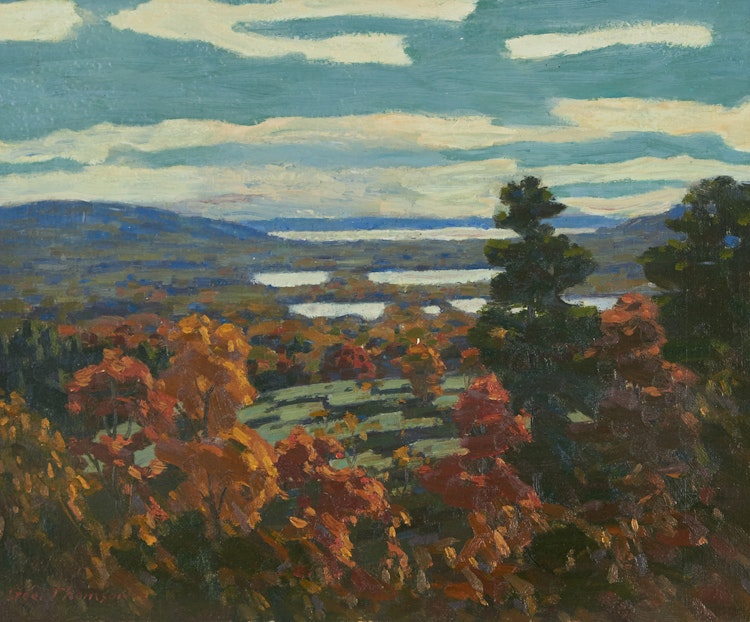 Artwork by George Thomson, Autumn Landscape