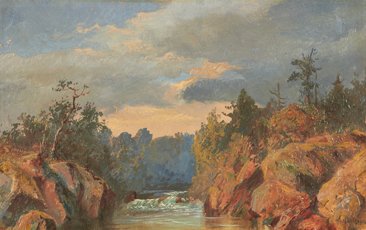 Artwork by Thomas Mower Martin,  Muskoka River