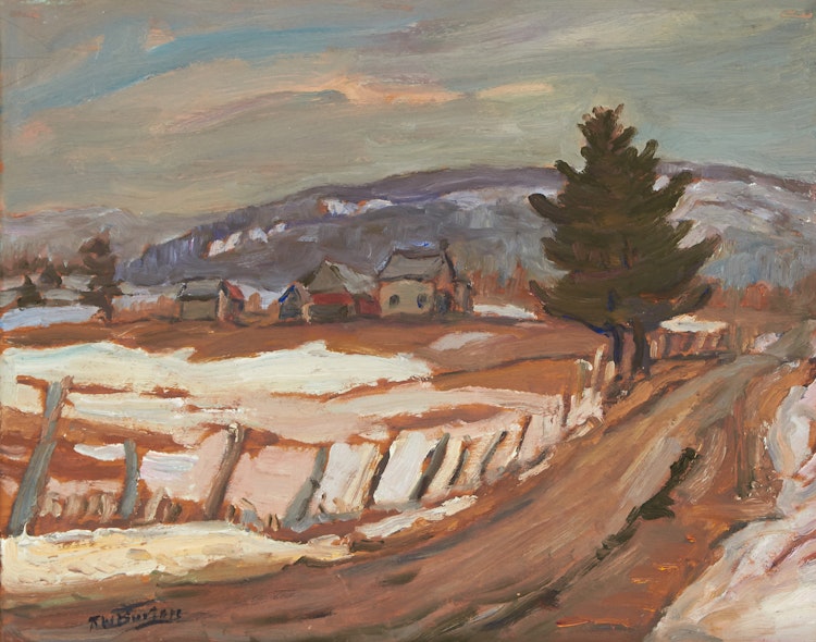 Artwork by Ralph Wallace Burton, Spring Near Ripon, Quebec