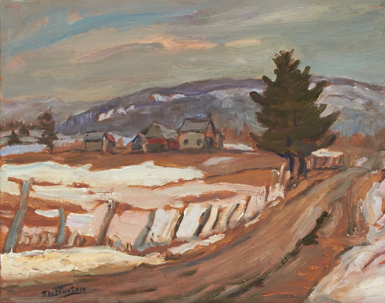 Artwork by Ralph Wallace Burton,  Spring Near Ripon, Quebec