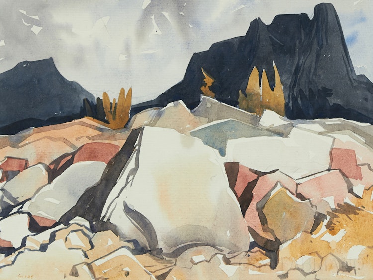 Artwork by Henry George Glyde, High Pass