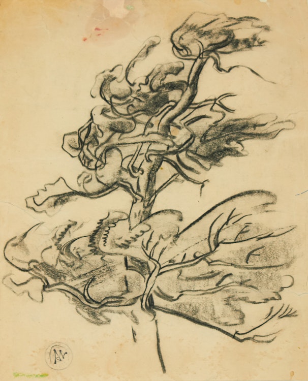 Artwork by Arthur Lismer, Lone Tree