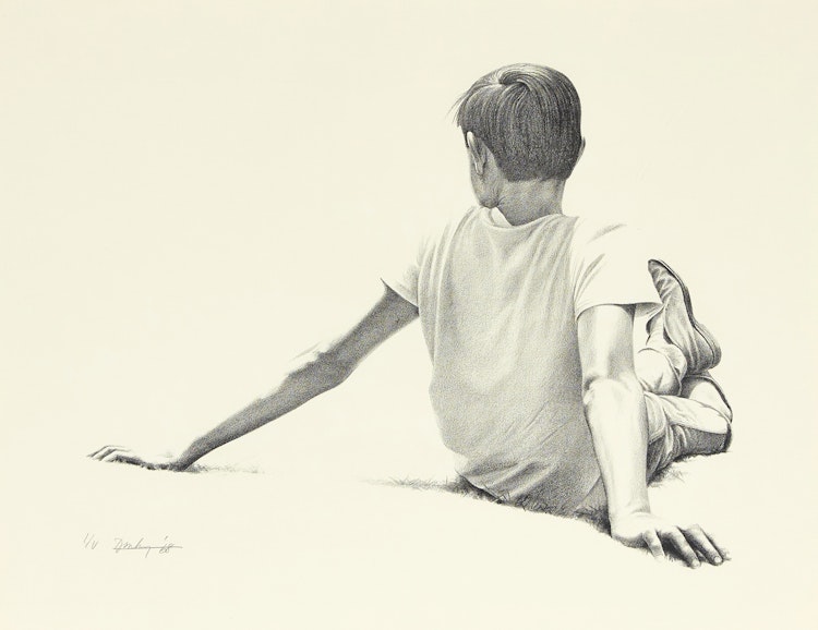 Artwork by Kenneth Danby, Looking Off