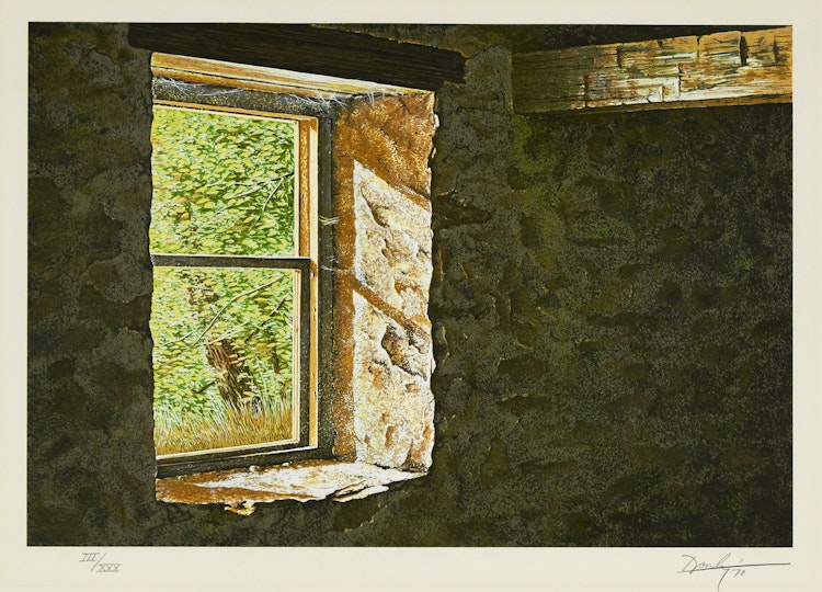 Artwork by Kenneth Danby,  Mill Window