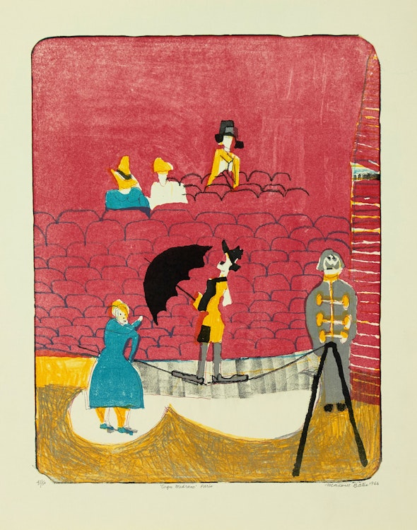 Artwork by Maxwell Bennett Bates, Cirque Medrano, Paris