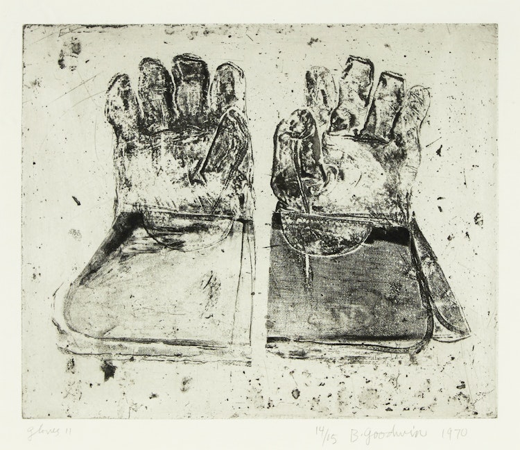 Artwork by Betty Roodish Goodwin,  Gloves II