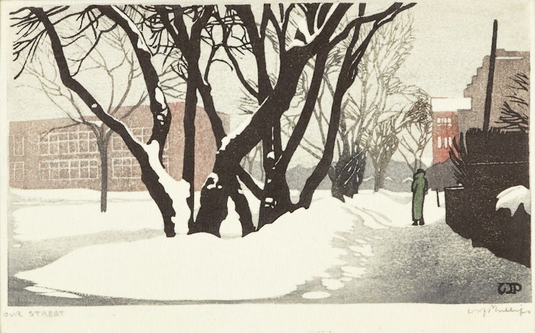Artwork by Walter Joseph Phillips, Our Street