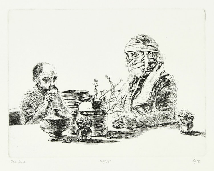 Artwork by Ivan Kenneth Eyre, Tea Time