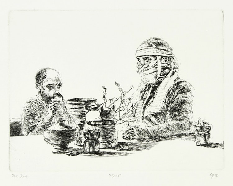 Artwork by Ivan Kenneth Eyre,  Tea Time 