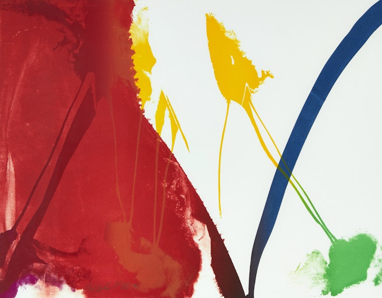 Artwork by Paul Jenkins, Vermillion Enigma