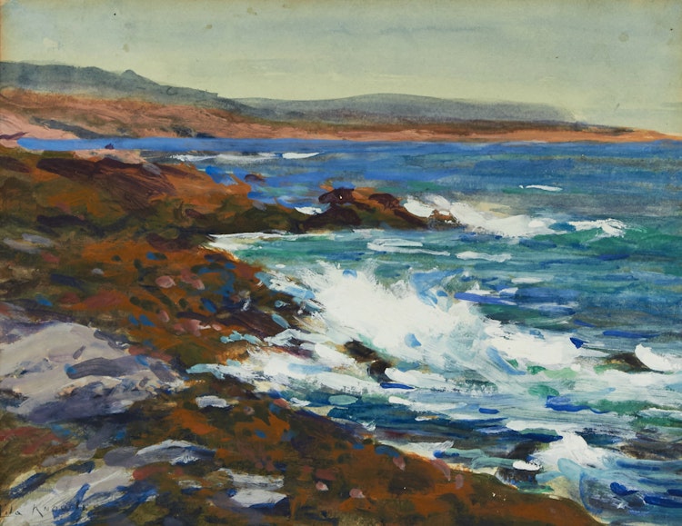 Artwork by Lila Carolinie McGillivray Knowles,  Crashing Waves