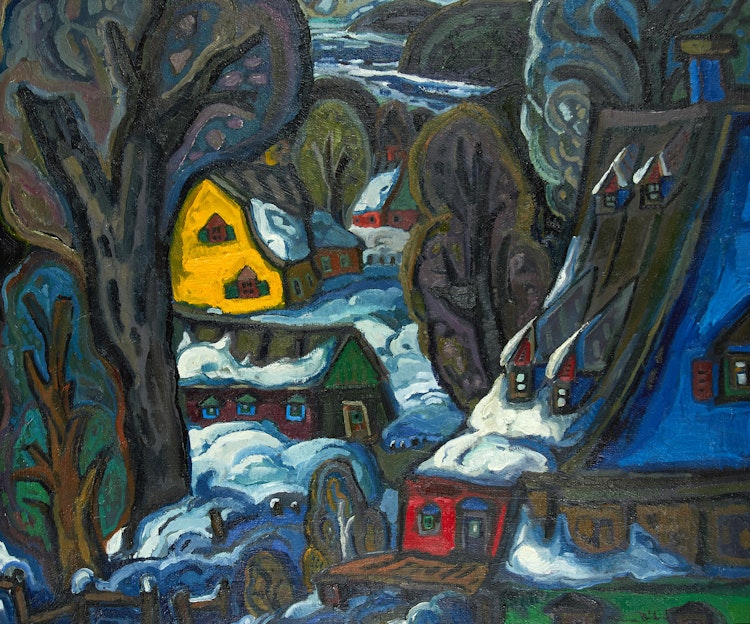 Artwork by Pierre Bedard, Point de hivernal