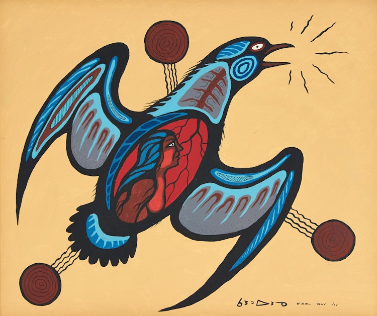 Artwork by Carl Ray, Bird