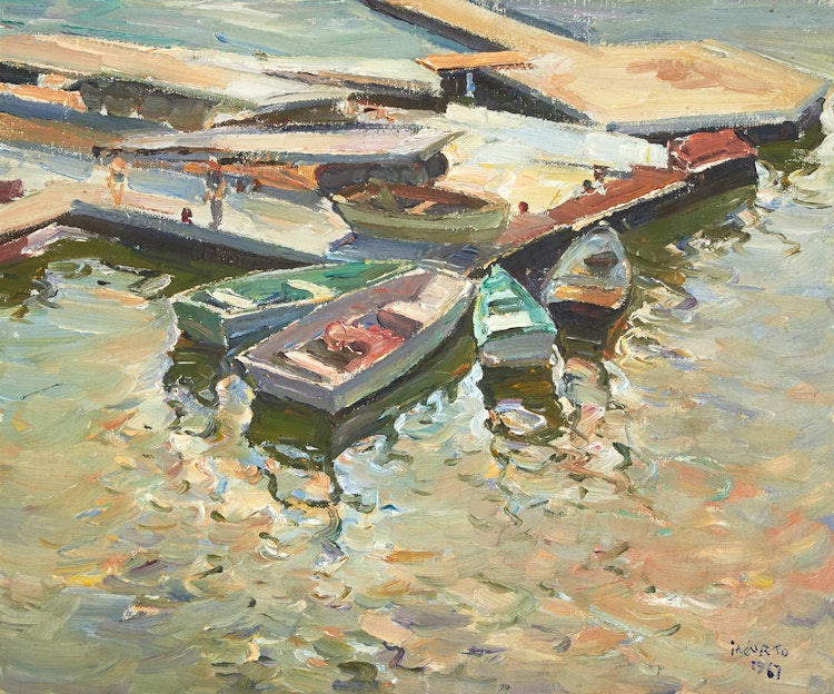 Artwork by Francesco Iacurto, Quebec Yacht Club