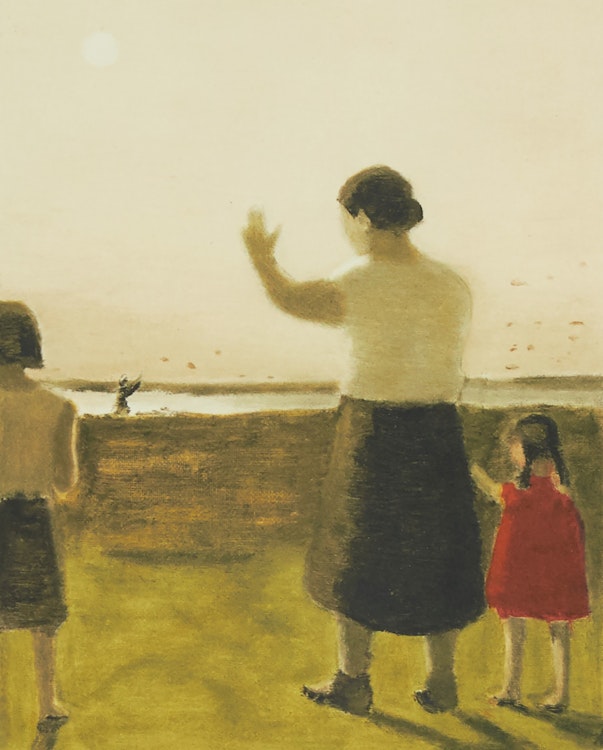 Artwork by Jean Paul Lemieux, Sans titre (Au revoir)