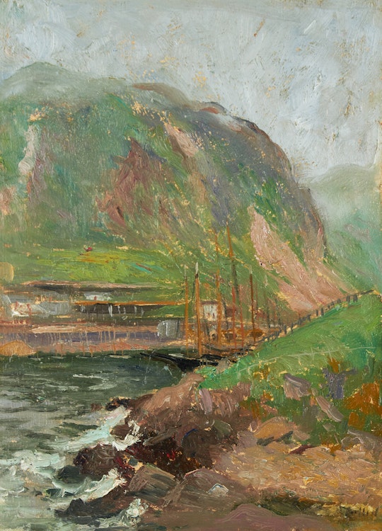 Artwork by Maurice Galbraith Cullen,  Signal Hill, St. John’s, Newfoundland