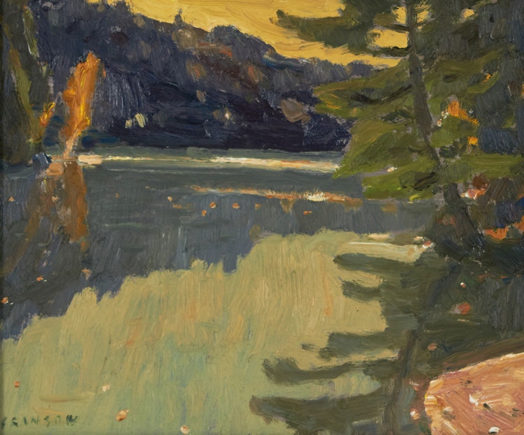Artwork by Helmut Gransow, Shoreline Landscape