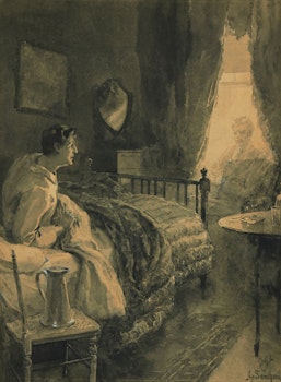 Artwork by J. Henry Sandham, Apparation