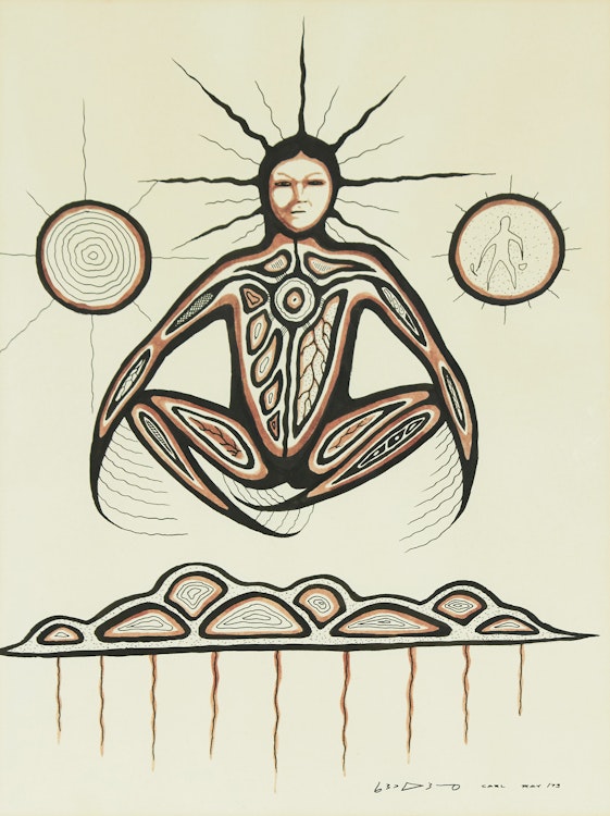Artwork by Carl Ray, Mother Earth