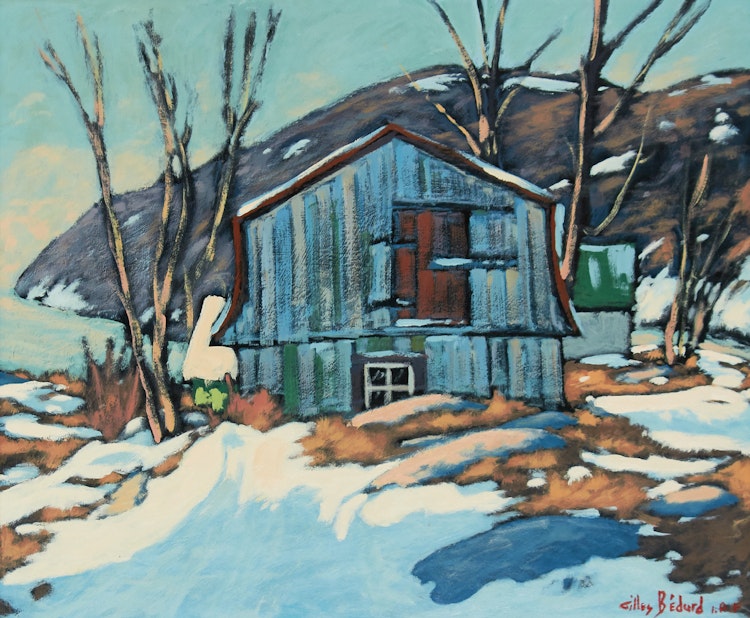 Artwork by Gilles Bedard, Un rêve d’hiver doux