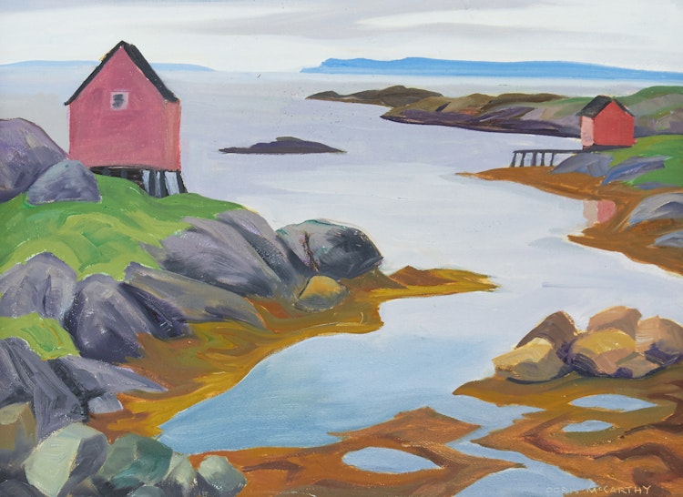 Artwork by Doris Jean McCarthy,  Newfoundland Tickle