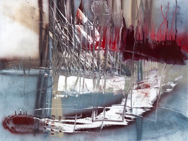 Artwork by Rand Heidinger, Overcast