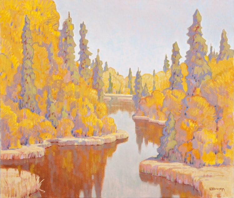 Artwork by Terry Watkinson,  Algoma, Late September