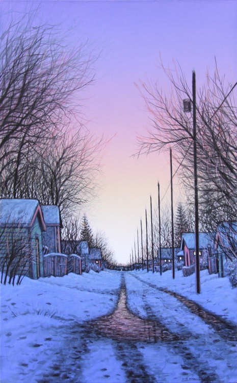 Artwork by Wilf Perreault, Evening Reflections