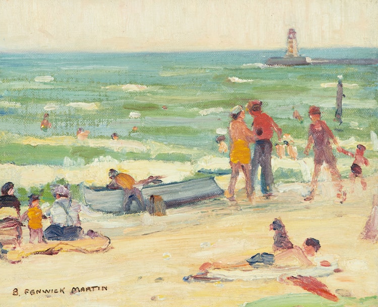 Artwork by Bernice Fenwick Martin, Cherry Beach