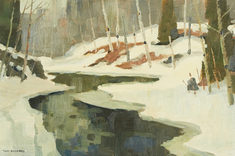 Artwork by Thomas Keith Roberts, Dark Water - Speyside