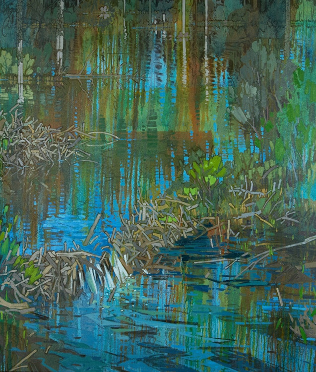 Artwork by Edward W. (Ted) Godwin, Hidden Valley (B)