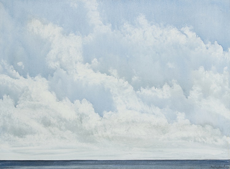 Artwork by Geoffrey Armstrong,  Summer Clouds