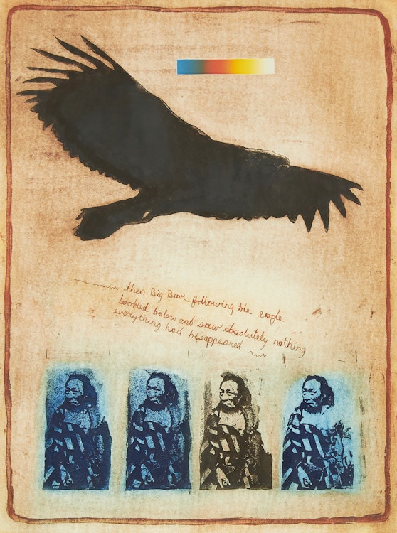 Artwork by Carl Beam, Everything Had Disappeared