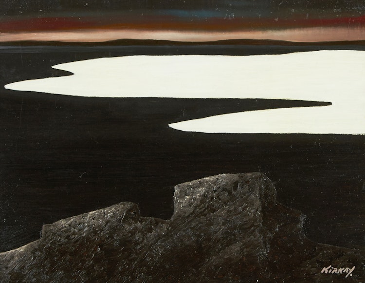 Artwork by Ken Kirkby,  Arctic Landscape